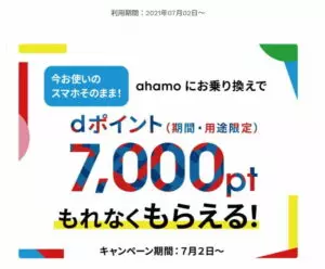 ahamo キャンペーン 2021